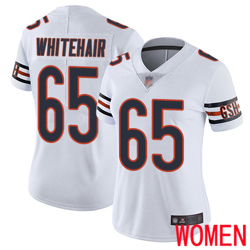 Chicago Bears Limited White Women Cody Whitehair Road Jersey NFL Football 65 Vapor Untouchable